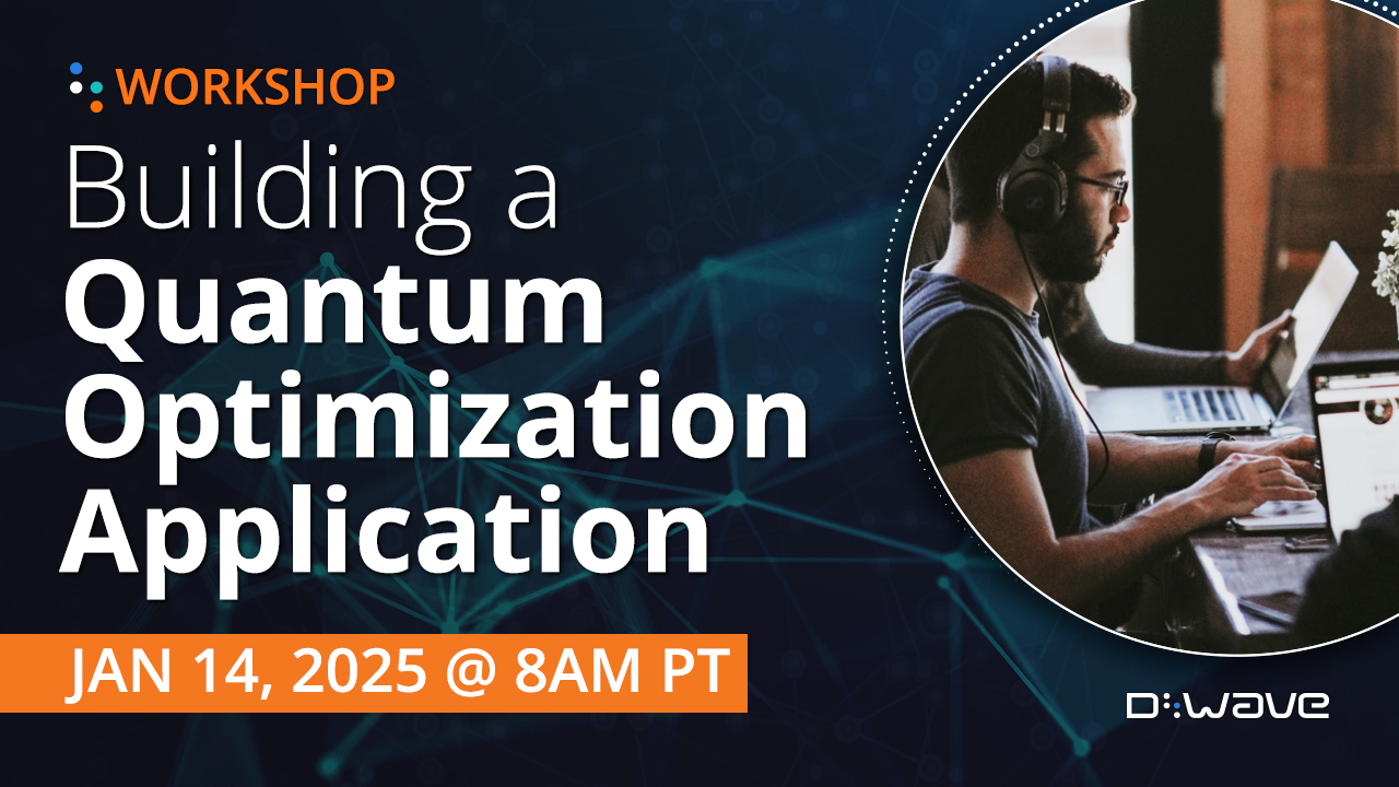 0114 Workshop Building A Quantum Optimization Application Email